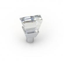 Topex P89884CRL - Knob 20mm X 9mm Swarovski Crystal/Bright Chrome