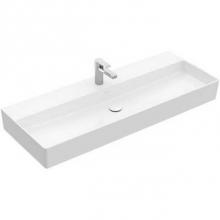 Villeroy and Boch 4A22UR01 - Memento 2.0 Washbasin 47 1/4'' x 18 1/2'' (1200 x 470 mm) ground single hole