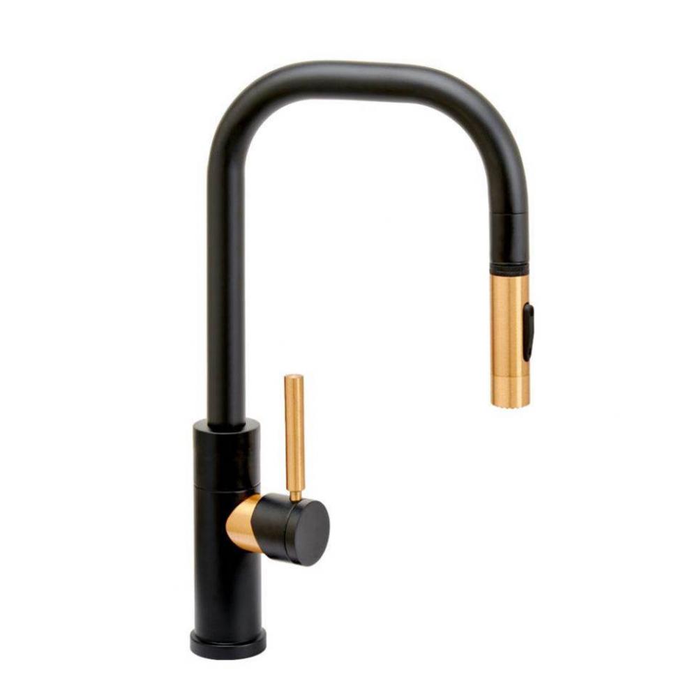Waterstone Fulton Modern Prep Size PLP Pulldown Faucet - Toggle Sprayer