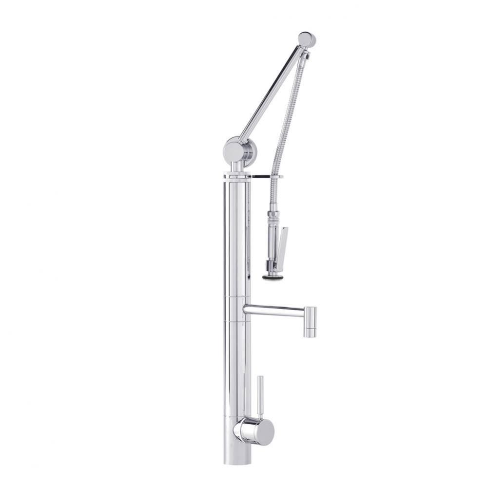 Waterstone Contemporary Gantry Pulldown Faucet - Straight Spout