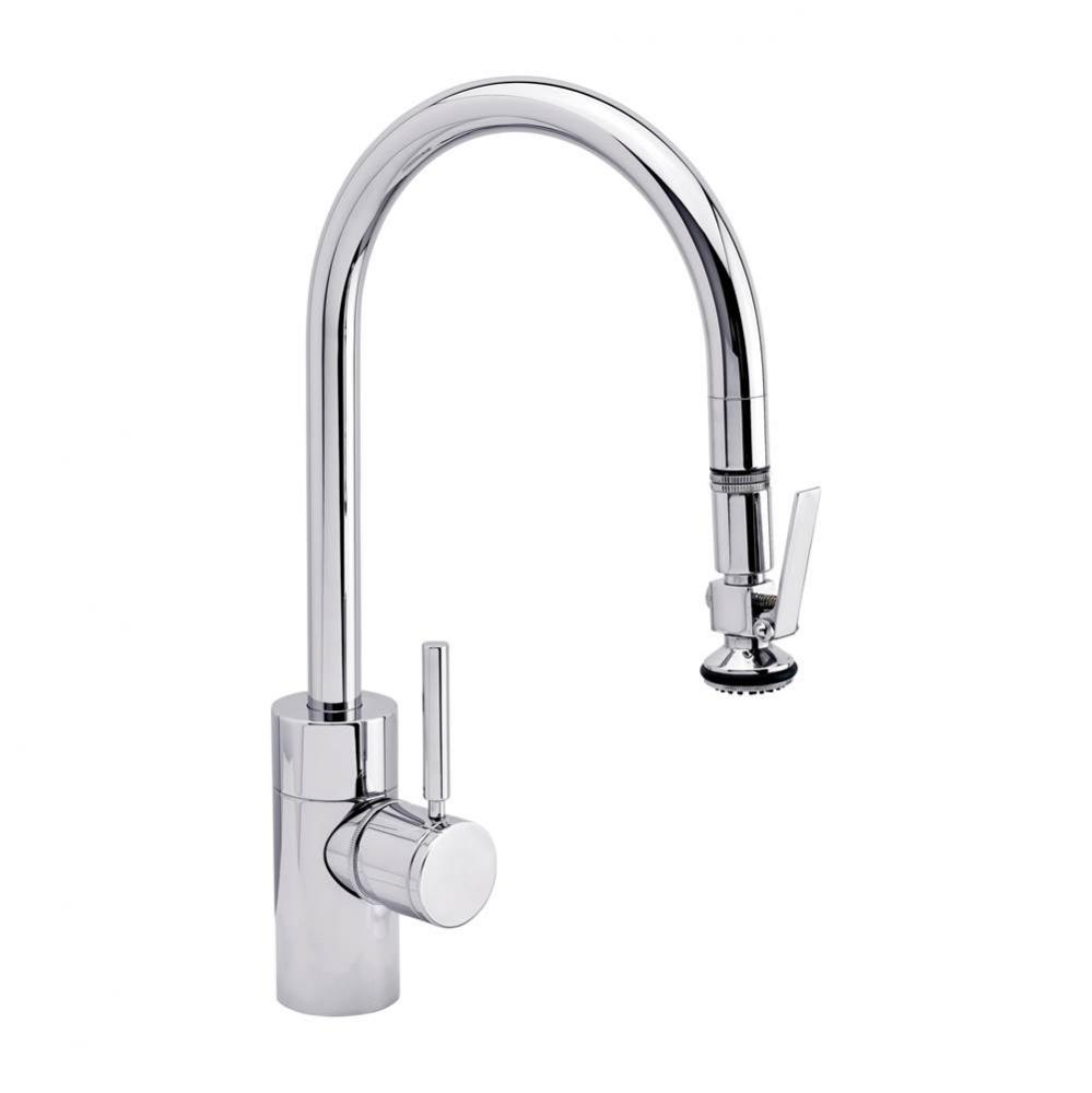 Waterstone Contemporary PLP Pulldown Faucet - Lever Sprayer