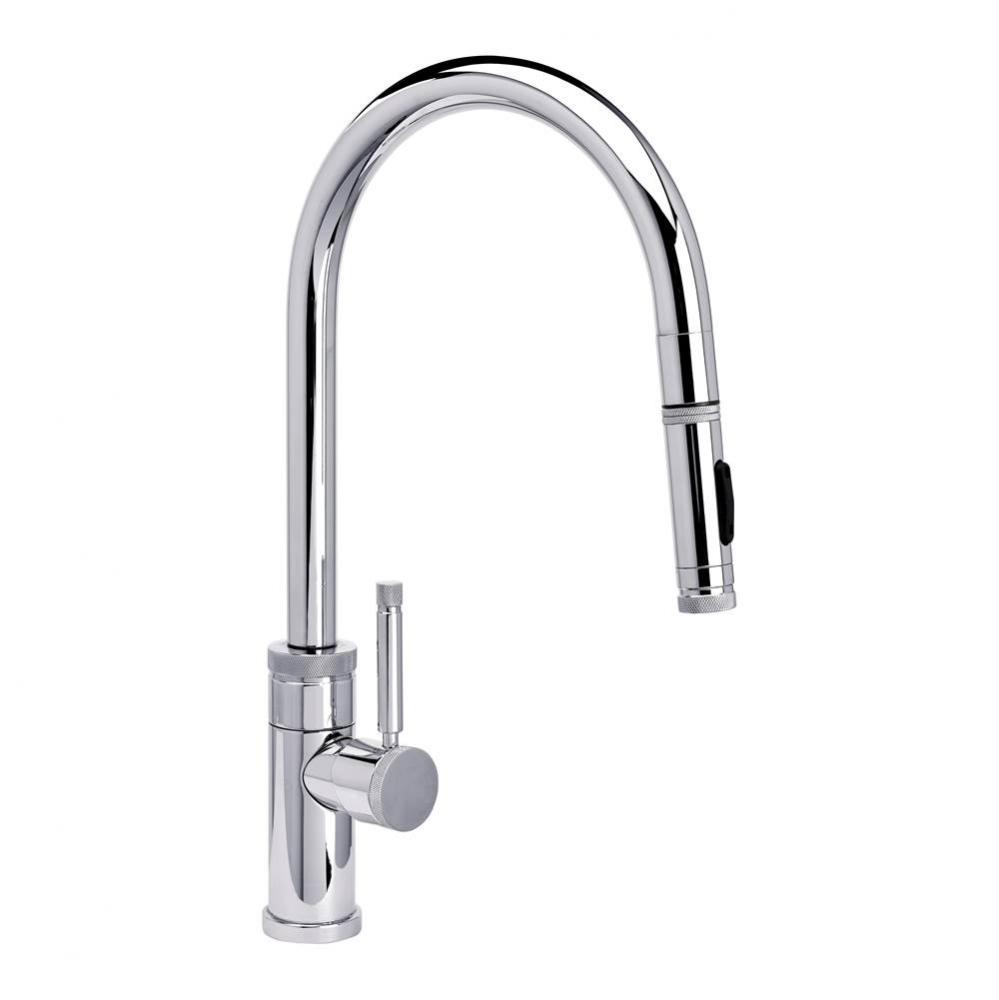 Waterstone Industrial PLP Pulldown Faucet - Toggle Sprayer - Angled Spout