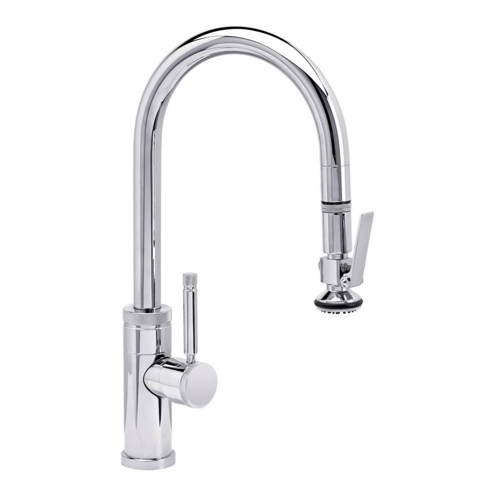 Waterstone Industrial Prep Size PLP Pulldown Faucet - Lever Sprayer