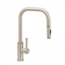 Waterstone 10210-PN - Waterstone Fulton Industrial PLP Pulldown Faucet - Toggle Sprayer
