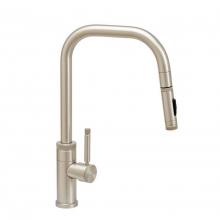 Waterstone 10220-UPB - Waterstone Fulton Industrial PLP Pulldown Faucet - Angled Spout - Toggle Sprayer
