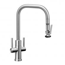 Waterstone 10362-UPB - Fulton Modern 2 Handle Plp Pulldown Faucet - Lever Sprayer
