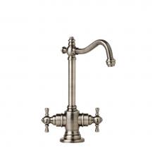 Waterstone 1150HC-PN - Waterstone Annapolis Hot and Cold Filtration Faucet - Cross Handles