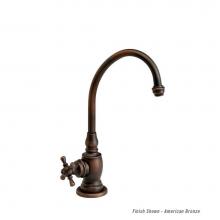 Waterstone 1250C-CH - Waterstone Hampton Cold Only Filtration Faucet - Cross Handle