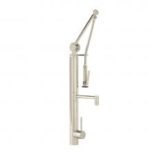 Waterstone 3700-PN - Waterstone Contemporary Gantry Pulldown Faucet - Straight Spout