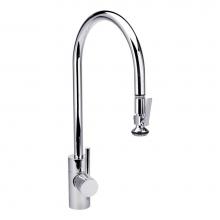 Waterstone 5700-CH - Waterstone Contemporary Extended Reach PLP Pulldown Faucet - Lever Sprayer