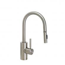 Waterstone 5900-CH - Waterstone Contemporary Prep Size PLP Pulldown Faucet - Toggle Sprayer