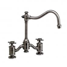 Waterstone 6250-CH - Waterstone Annapolis Bridge Faucet - Cross Handles
