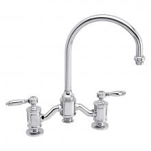 Waterstone 6300-CH - Waterstone Hampton Bridge Faucet - Lever Handles