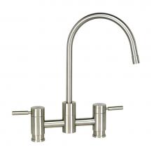 Waterstone 7800-PN - Waterstone Parche Bridge Faucet