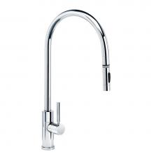 Waterstone 9350-CH - Waterstone Modern Extended Reach PLP Pulldown Faucet - Toggle Sprayer