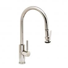 Waterstone 9860-UPB - Waterstone Modern PLP Pulldown Faucet - Lever Sprayer - Angled Spout