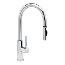 Waterstone 9950-CH - Waterstone Modern PLP Pulldown Faucet - Toggle Sprayer