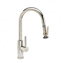 Waterstone 9990-UPB - Waterstone Modern Prep Size PLP Pulldown Faucet - Lever Sprayer - Angled Spout
