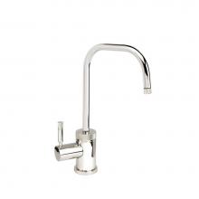 Waterstone 1455H-CH - Waterstone Industrial Hot Only Filtration Faucet - 2 Bend U-Spout