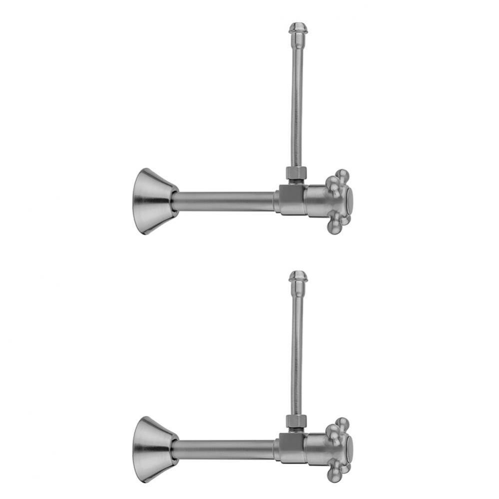 Quarter Turn Ceramic Disc Angle Pattern 1/2'' Copper (Sweat fit) x 3/8'' O.D.