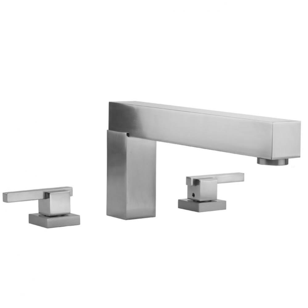 CUBIX® Roman Tub Set with CUBIX® Lever Handles