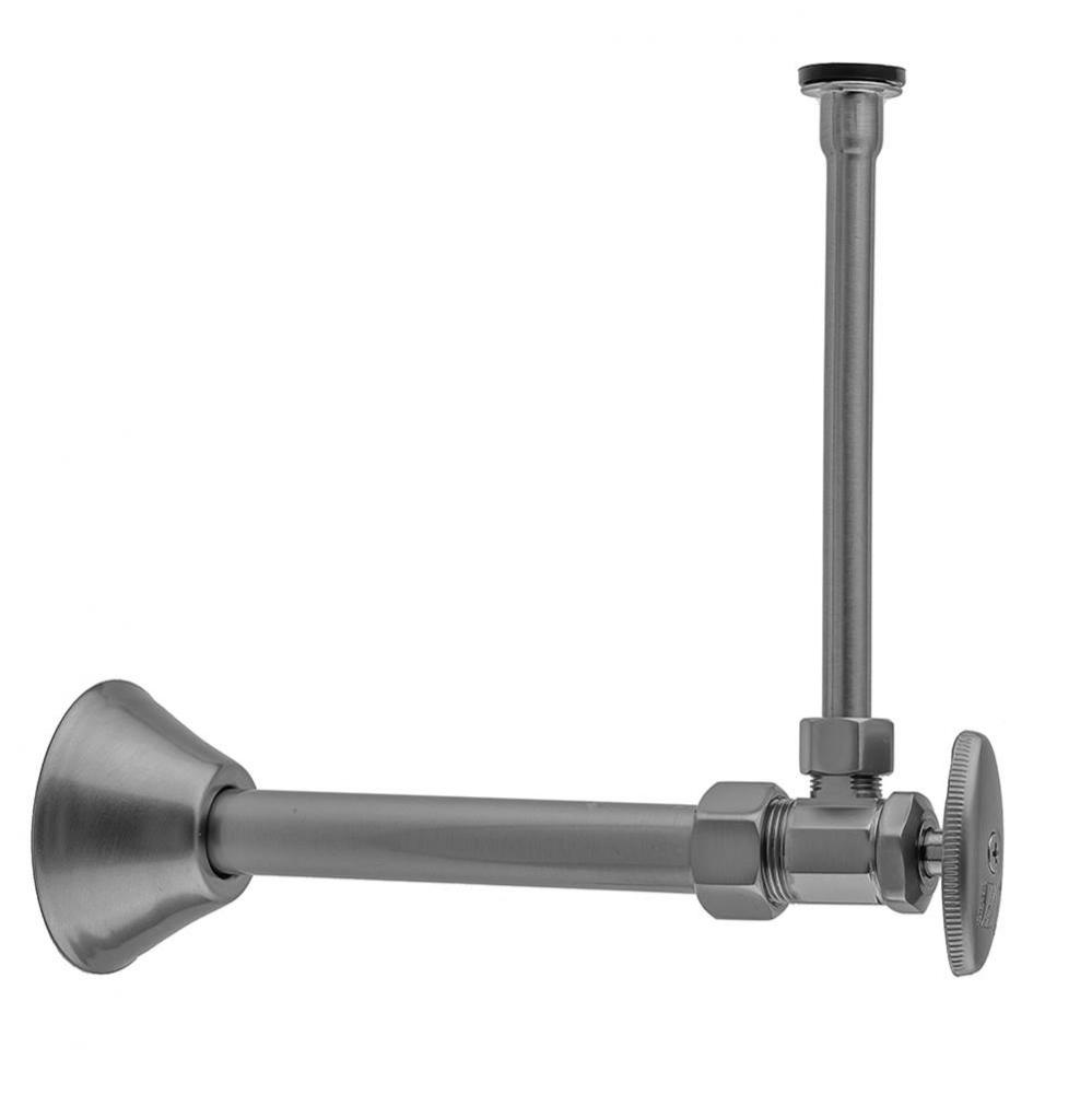 Multi Turn Angle Pattern 5/8'' O.D. Compression (Fits 1/2'' Copper) x 3/8&apos