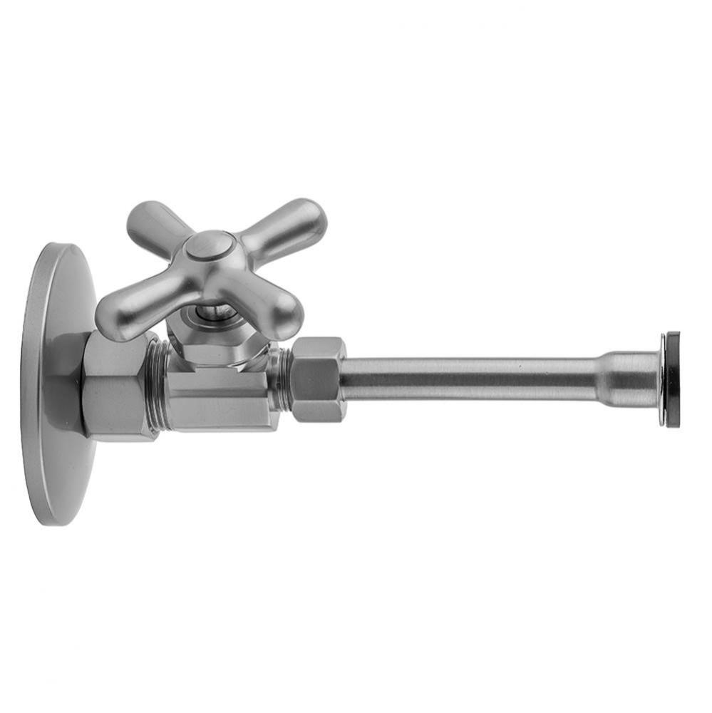 Multi Turn Straight Pattern 5/8'' O.D. Compression (Fits 1/2'' Copper) x 3/8&a