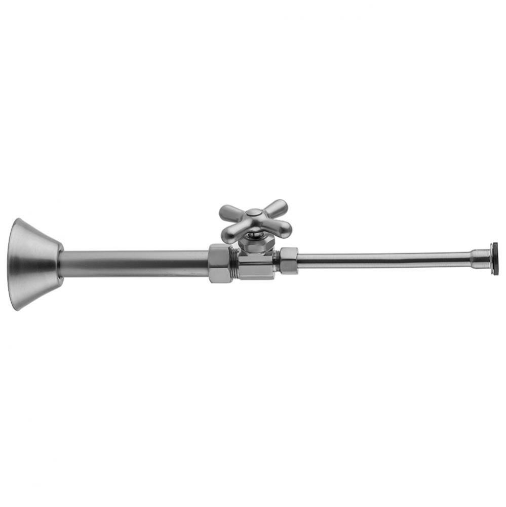 Multi Turn Straight Pattern 5/8'' O.D. Compression (Fits 1/2'' Copper) x 3/8&a