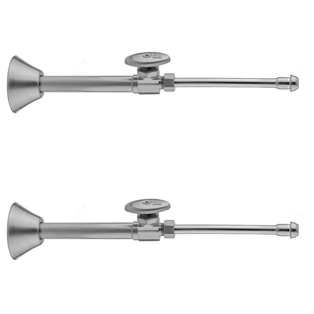 Multi Turn Straight Pattern 1/2'' Copper (Sweat Fit) x 3/8'' O.D. Faucet Suppl