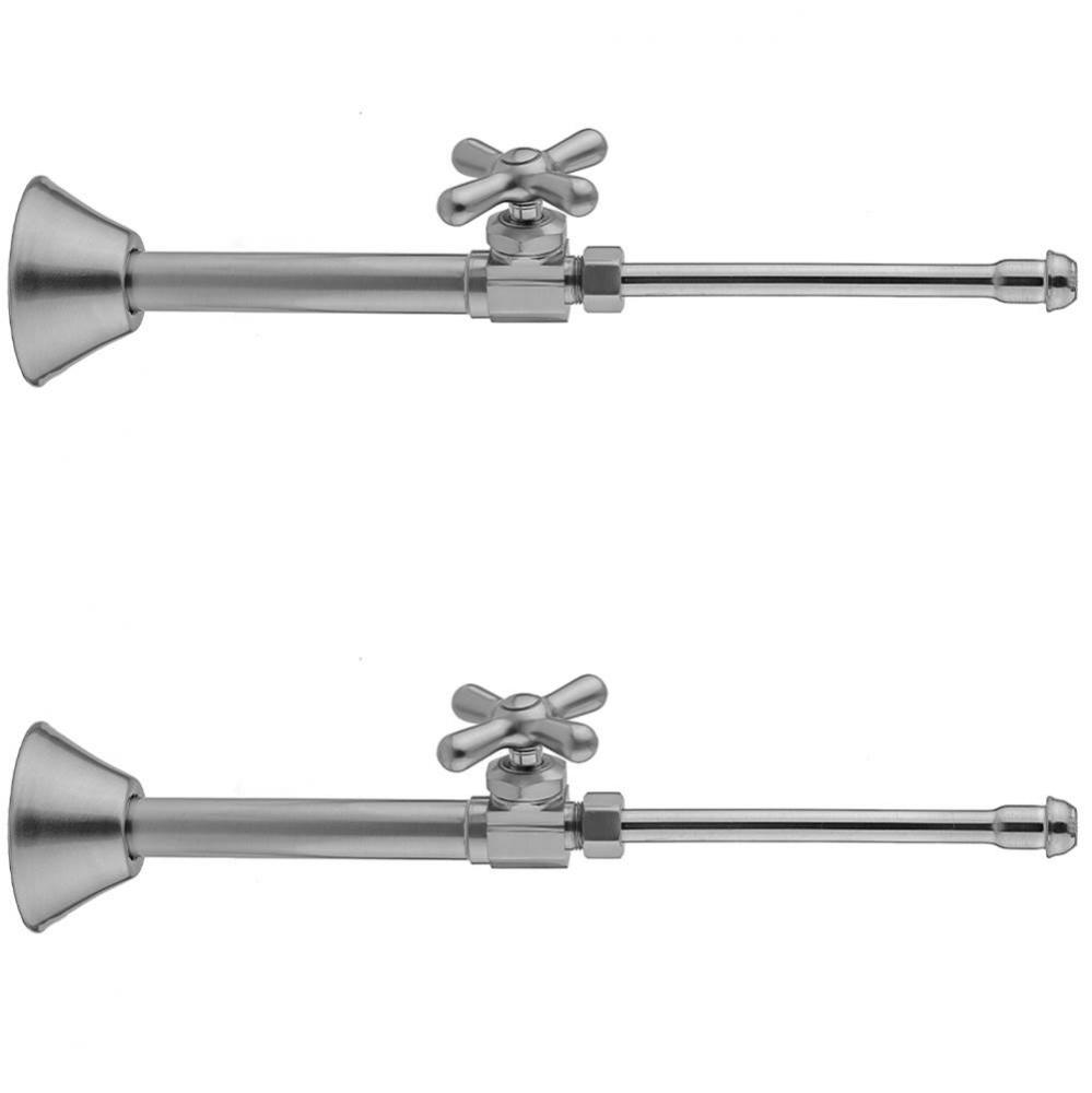 Multi Turn Straight Pattern 1/2'' Copper (Sweat Fit) x 3/8'' O.D. Faucet Suppl