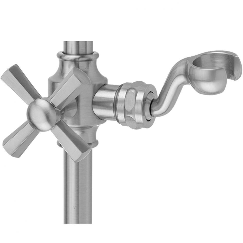 Hex Cross Fork Handshower Replacement Slider for Traditional Wall Bar