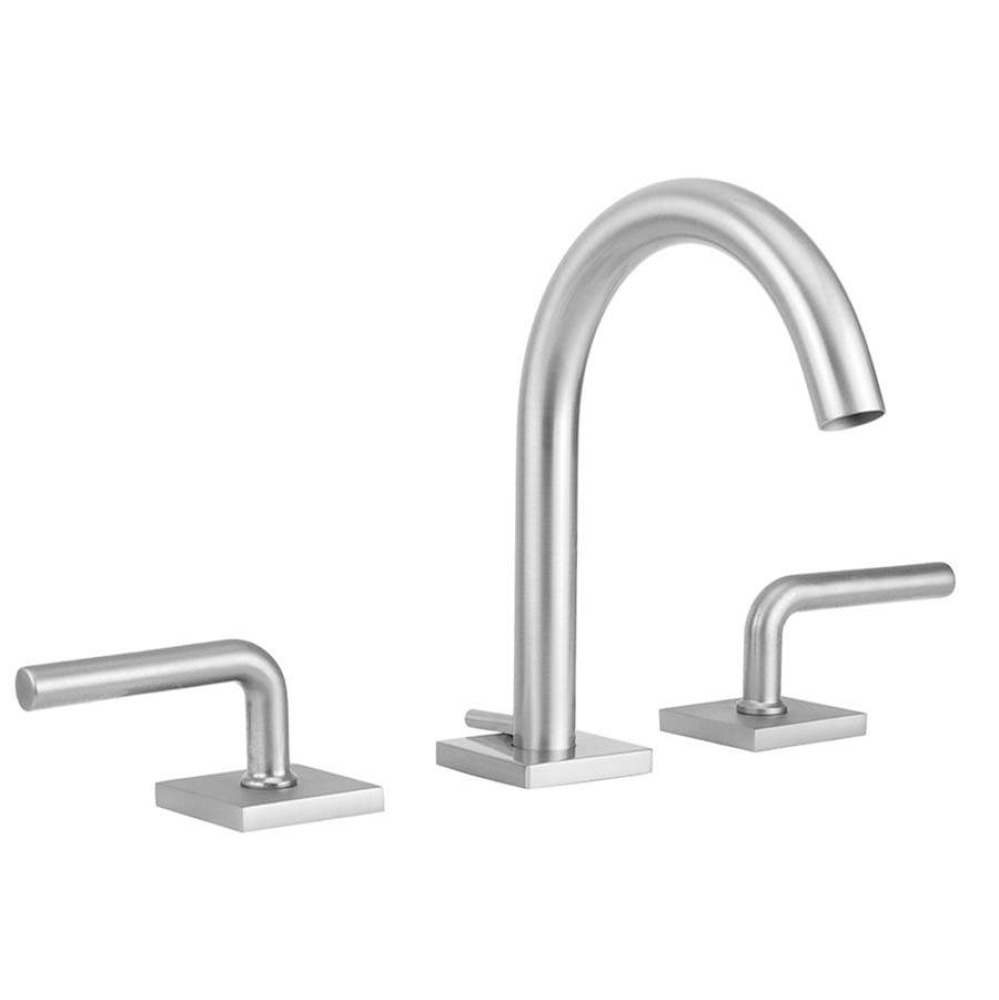 Uptown Contempo Slim Faucet with Square Escutcheons & Contempo Slim Lever Handles- 0.5 GPM