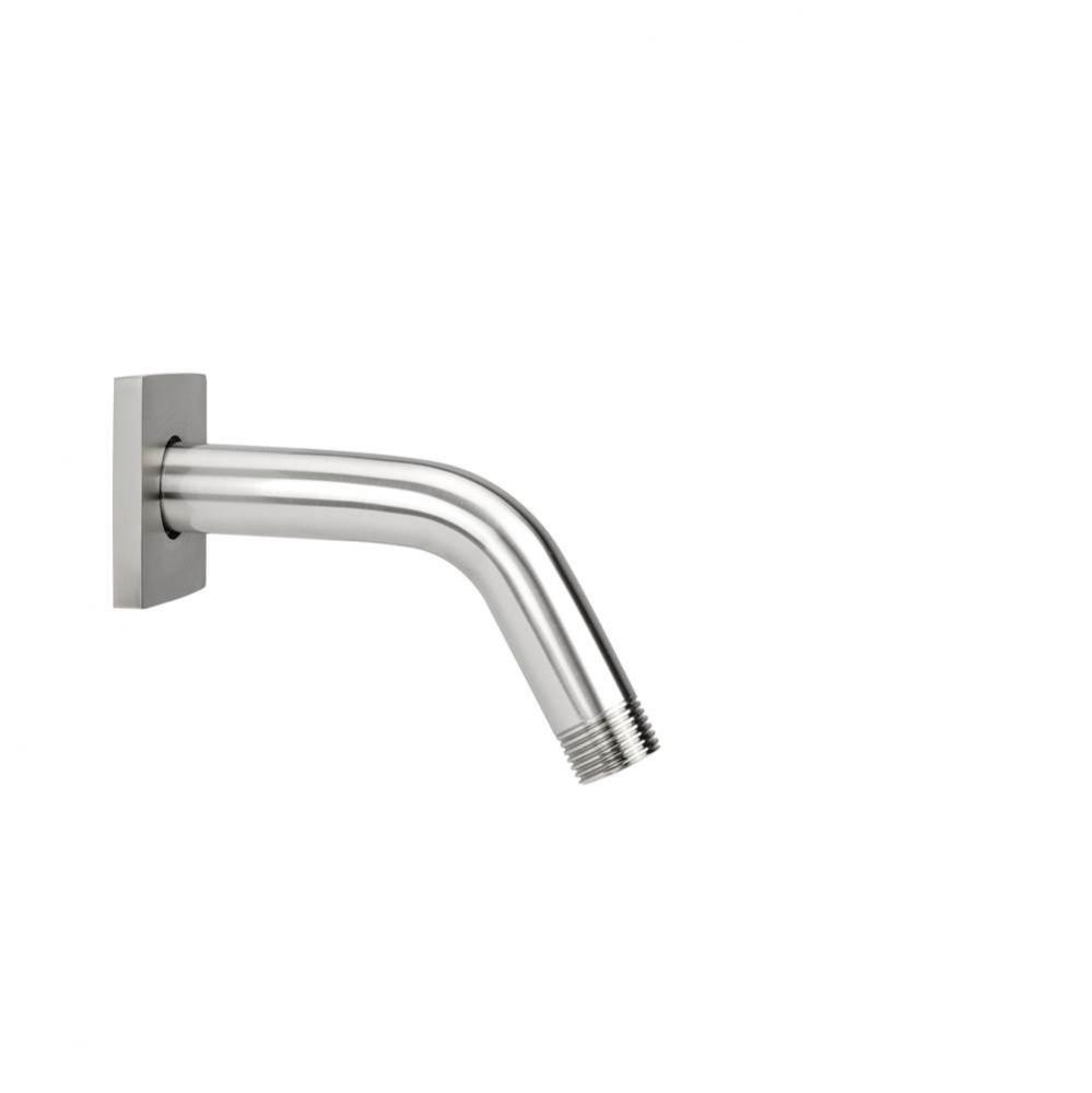 6'' 60° Brass Showerarm with Square Escutcheon