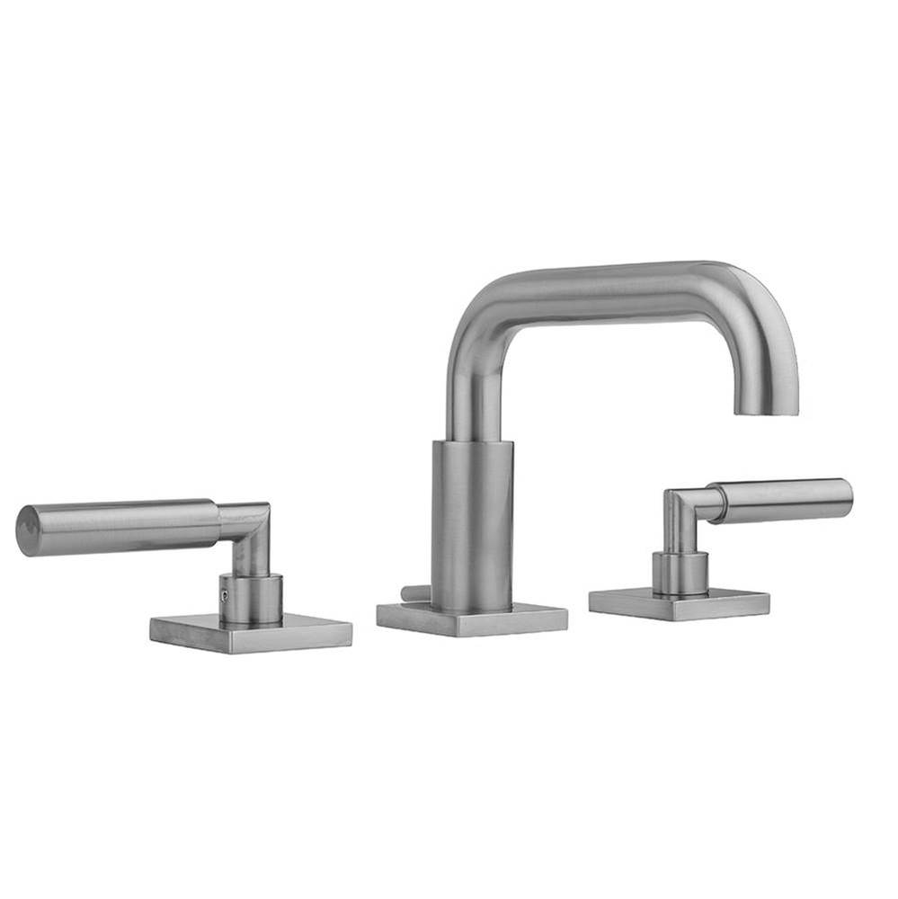 Downtown  Contempo Faucet with Square Escutcheons & Contempo Hub Base Lever Handles- 0.5 GPM
