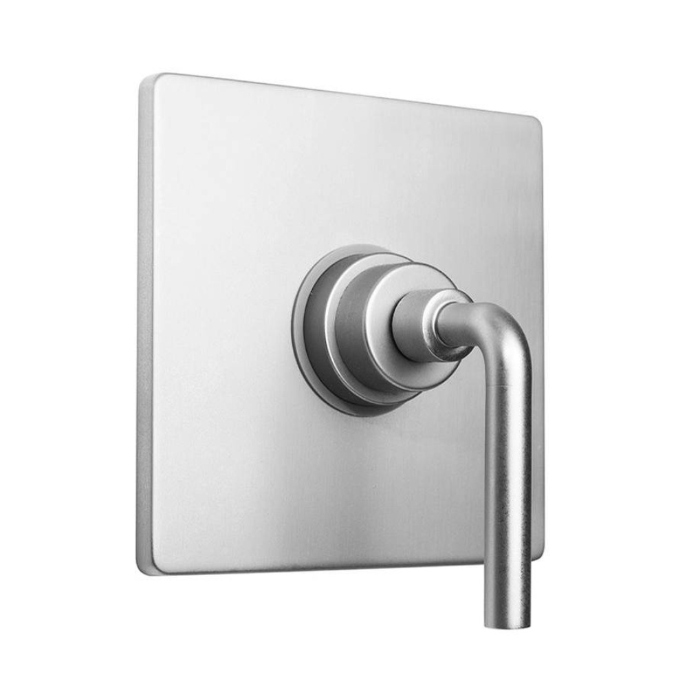 Square Plate With Contempo Slim Lever Trim For Pressure Balance Cycling Valve (J-CSV)