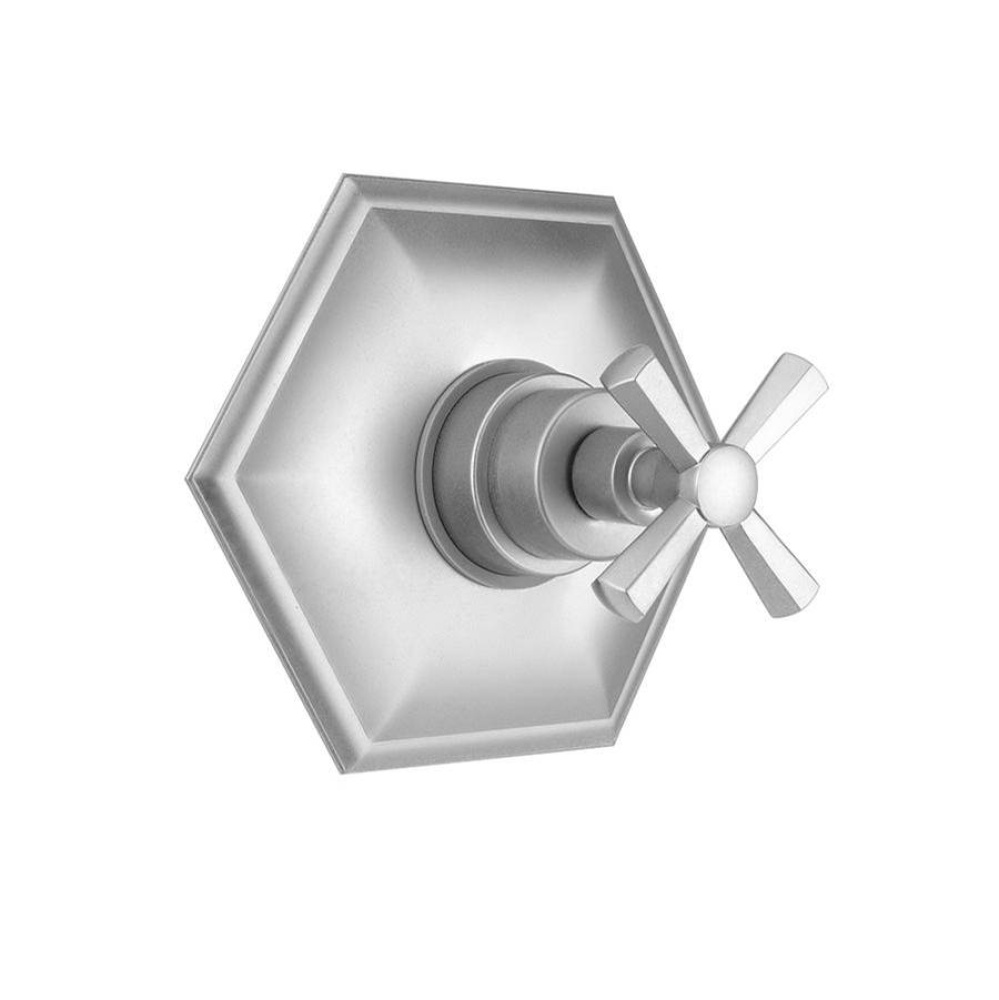 Hex Plate With Hex Cross Handle Trim For Pressure Balance Cycling Valve (J-CSV)