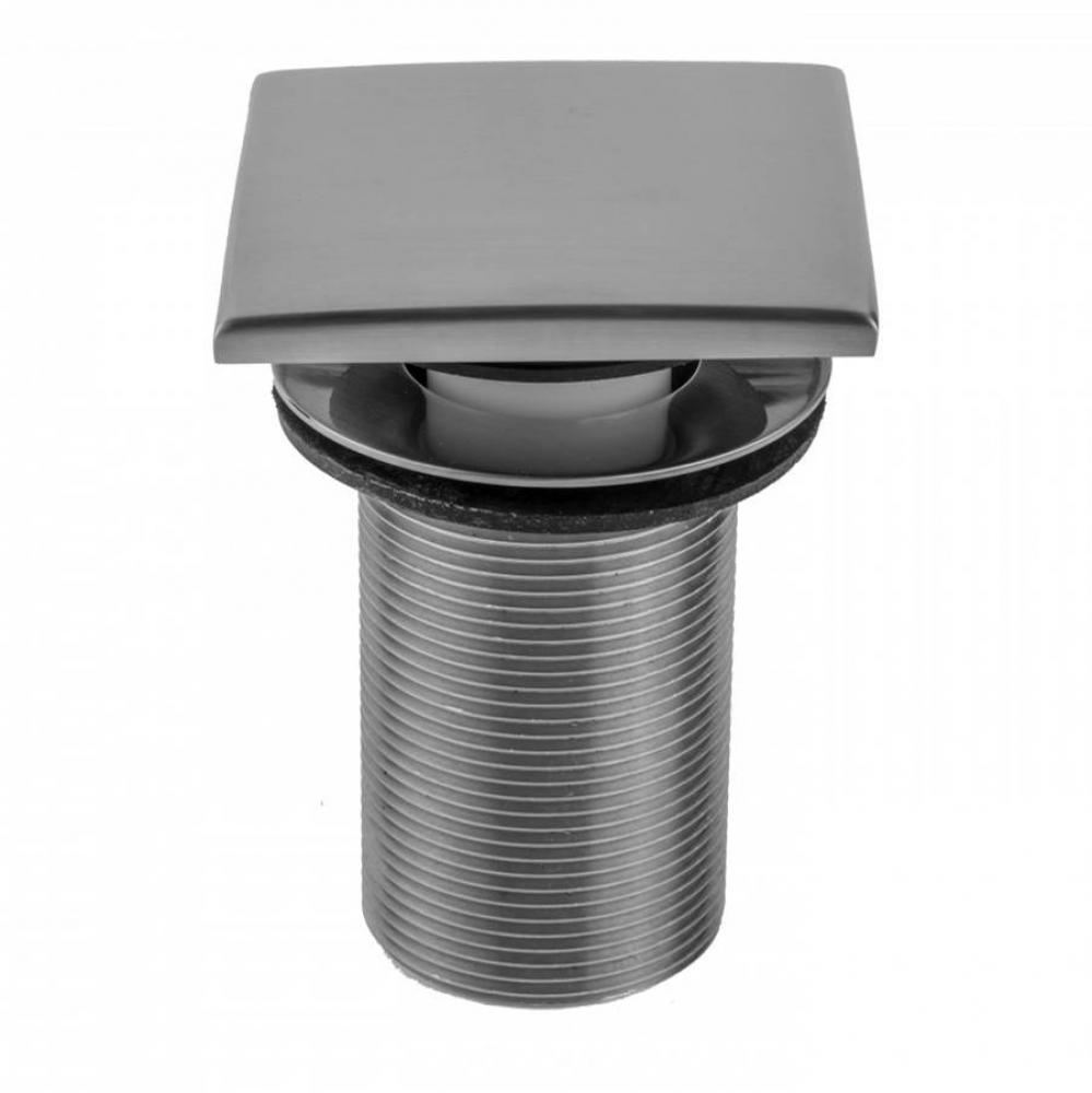 Extra Long Thread Square Toe Control Drain Strainer - 4'' Long Thread