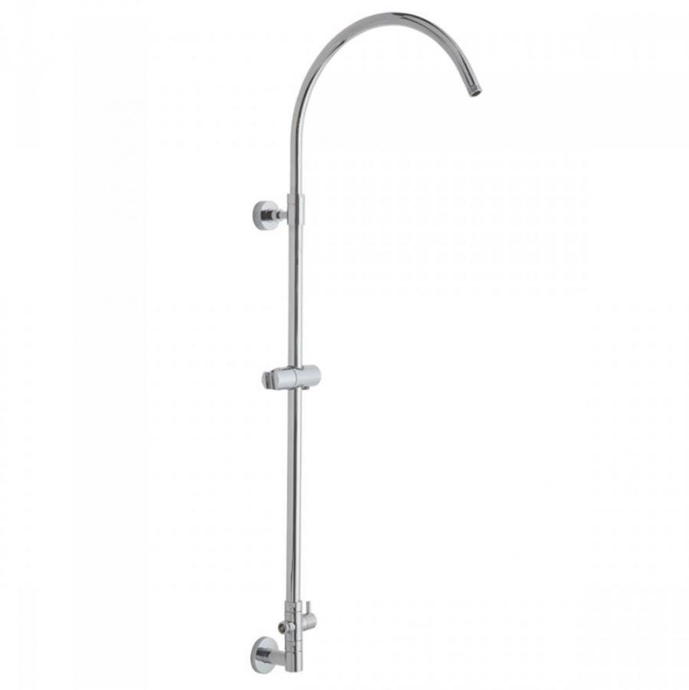 Subway Line Hoop Exposed Pipe with Handheld Slider & Diverter