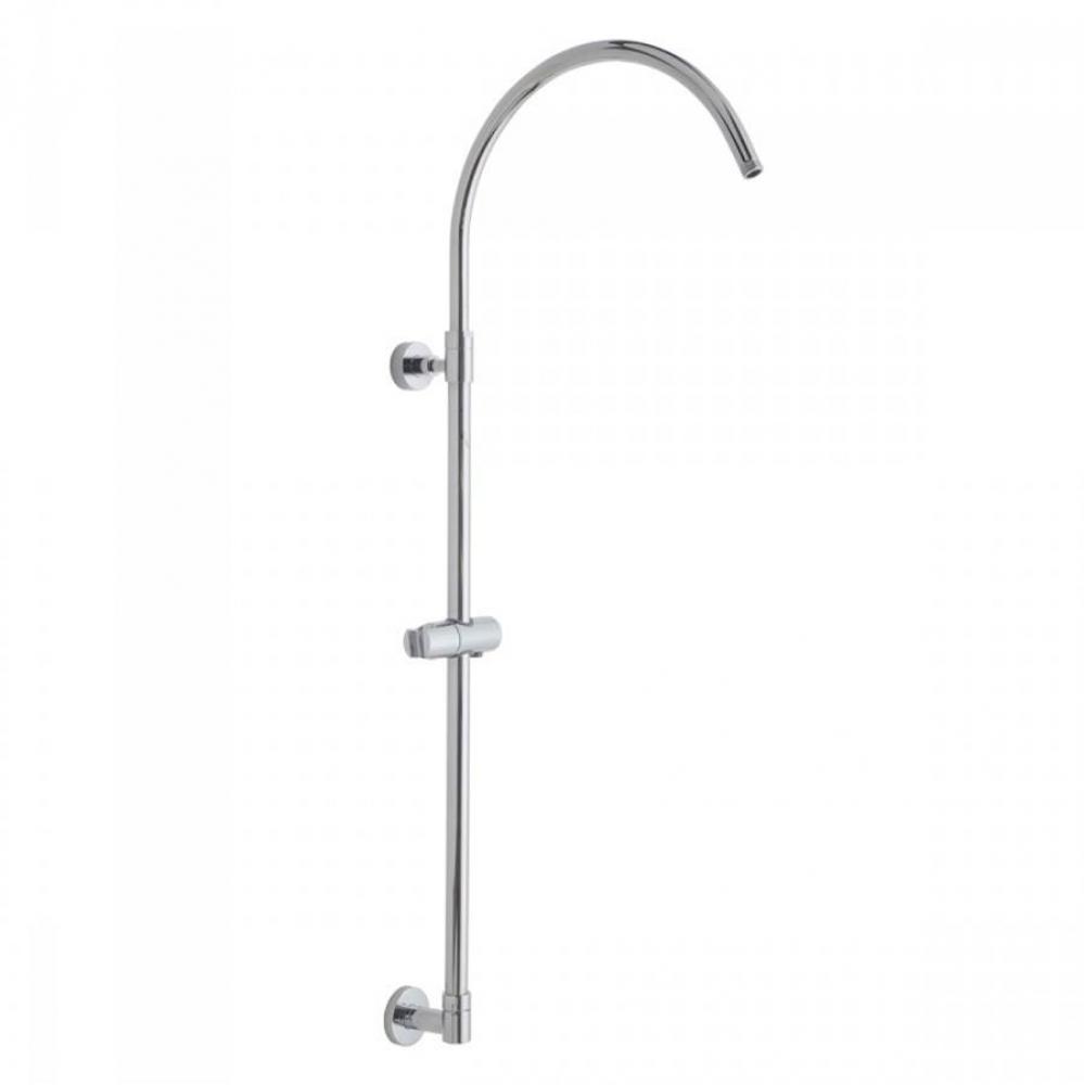 Subway Line Hoop Exposed Pipe with Handheld Slider- No Diverter