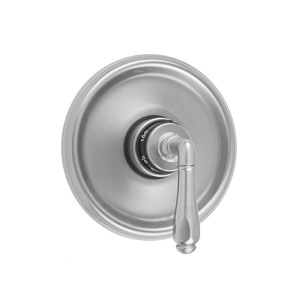 Round Step Plate With Smooth Lever Trim For Thermostatic Valves (J-TH34 & J-TH12)