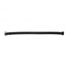 Jaclo 136-SS-BLAK - JACLOFLEX™ Black (BLAK) Decorative Cover Stainless Steel Flexible Braided 3/8'' O.D. x