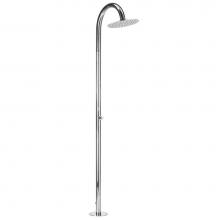 Jaclo 1811-PSS - Aqua Outdoor Shower Column- Floor Install