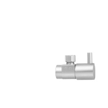 Jaclo 314-L-PCH - Quarter Turn Ceramic Disc Angle Pattern 1/2'' IPS x 3/8'' O.D. Supply Valve wi