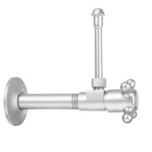 Jaclo 314-X-62-PCH - Quarter Turn Ceramic Disc Angle Pattern 1/2'' IPS x 3/8'' O.D. Faucet Supply K