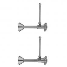 Jaclo 316-X-62-PCH - Quarter Turn Ceramic Disc Angle Pattern 1/2'' Copper (Sweat fit) x 3/8'' O.D.