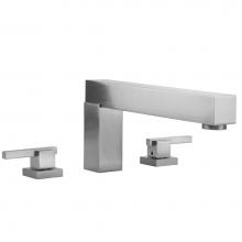 Jaclo 4404-T670-TRIM-PCH - CUBIX® Roman Tub Set with CUBIX® Lever Handles