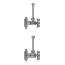 Jaclo 5812X-62-PCH - Multi Turn Angle Pattern 5/8'' O.D. Compression (Fits 1/2'' Copper) x 3/8&apos