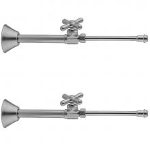 Jaclo 5826X-62-PN - Multi Turn Straight Pattern 1/2'' Copper (Sweat Fit) x 3/8'' O.D. Faucet Suppl