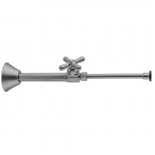 Jaclo 5826X-72-SN - Multi Turn Straight Pattern 1/2'' Copper (Sweat Fit) x 3/8'' O.D. Toilet Suppl