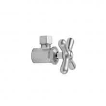 Jaclo 585X-PCH - Multi Turn Angle Pattern 3/8'' IPS x 3/8'' O.D. Supply Valve with Cross Handle